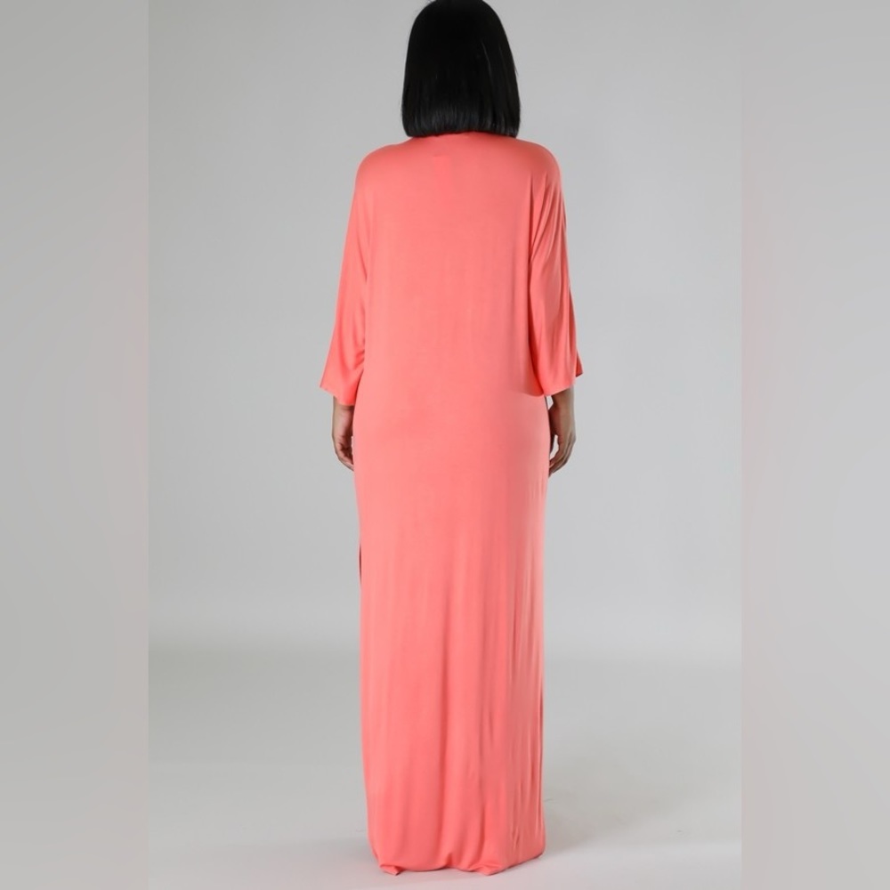 Chic Girl Coral Dress - Picture 4 of 4